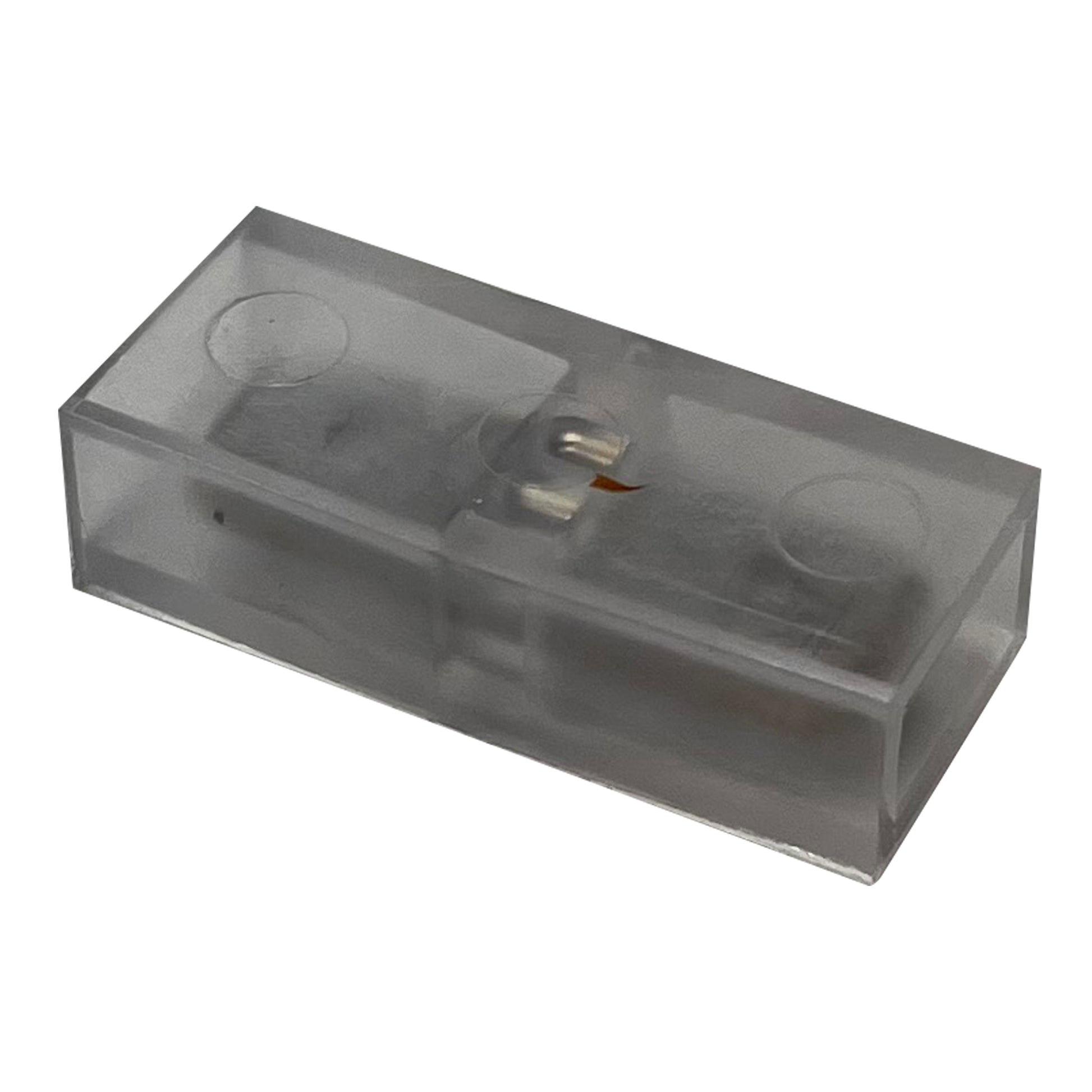 Insulated 1/4 Inch Double Male Connector Adapter - 100 Pack