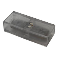Insulated 1/4 Inch Double Male Connector Adapter - 100 Pack
