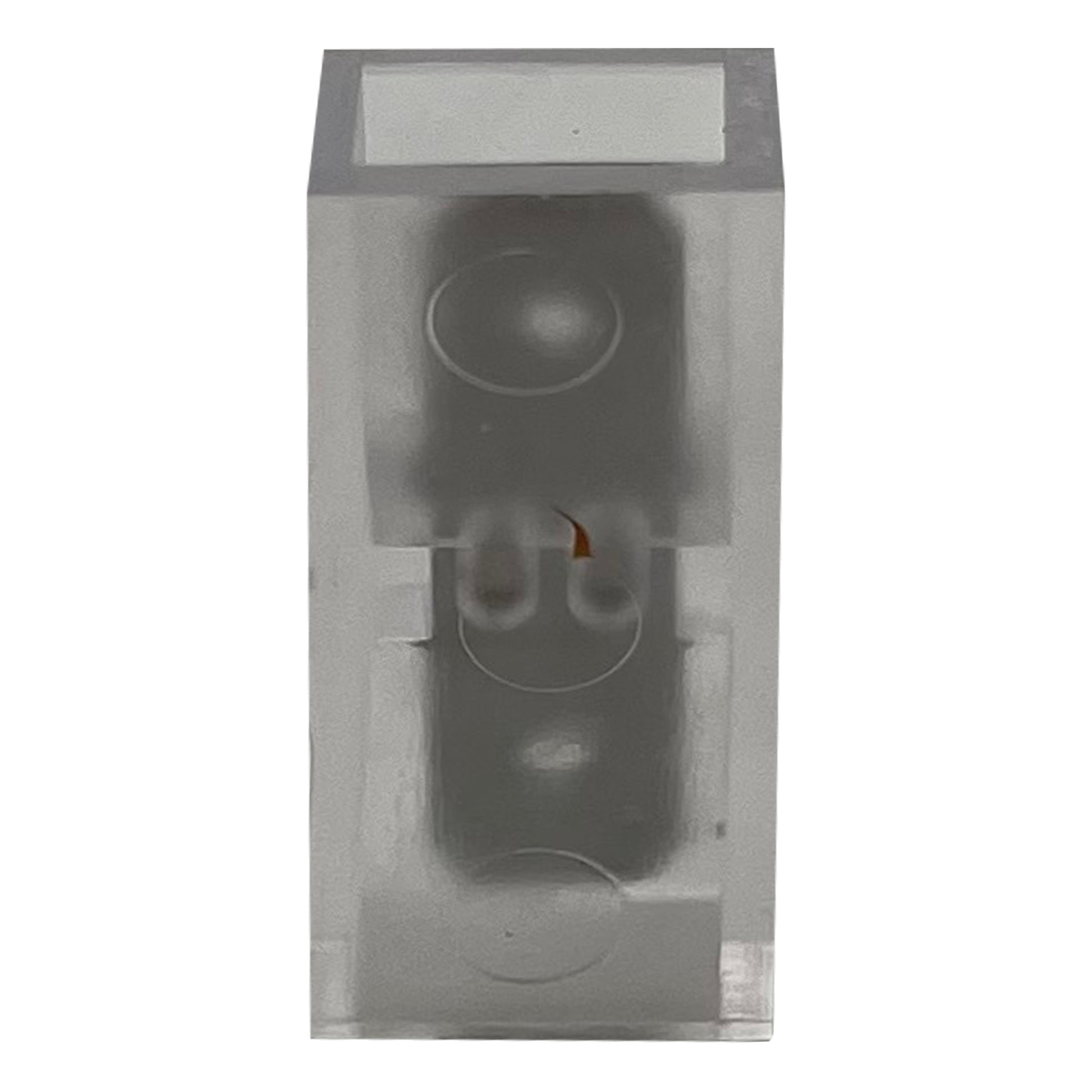 Insulated 1/4 Inch Double Male Connector Adapter - 100 Pack