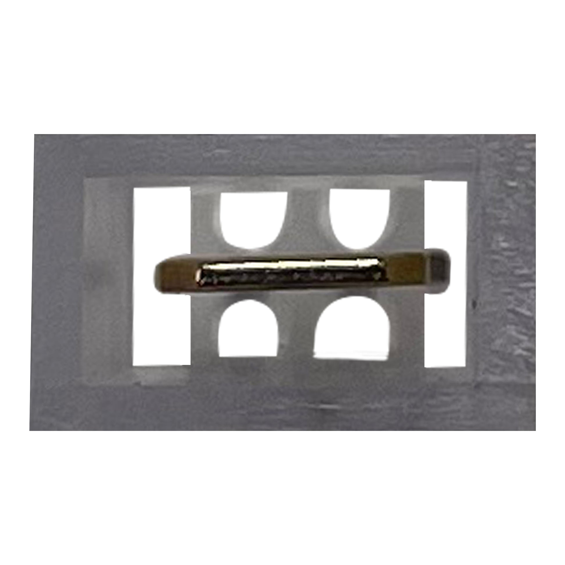 Insulated 1/4 Inch Double Male Connector Adapter - 100 Pack