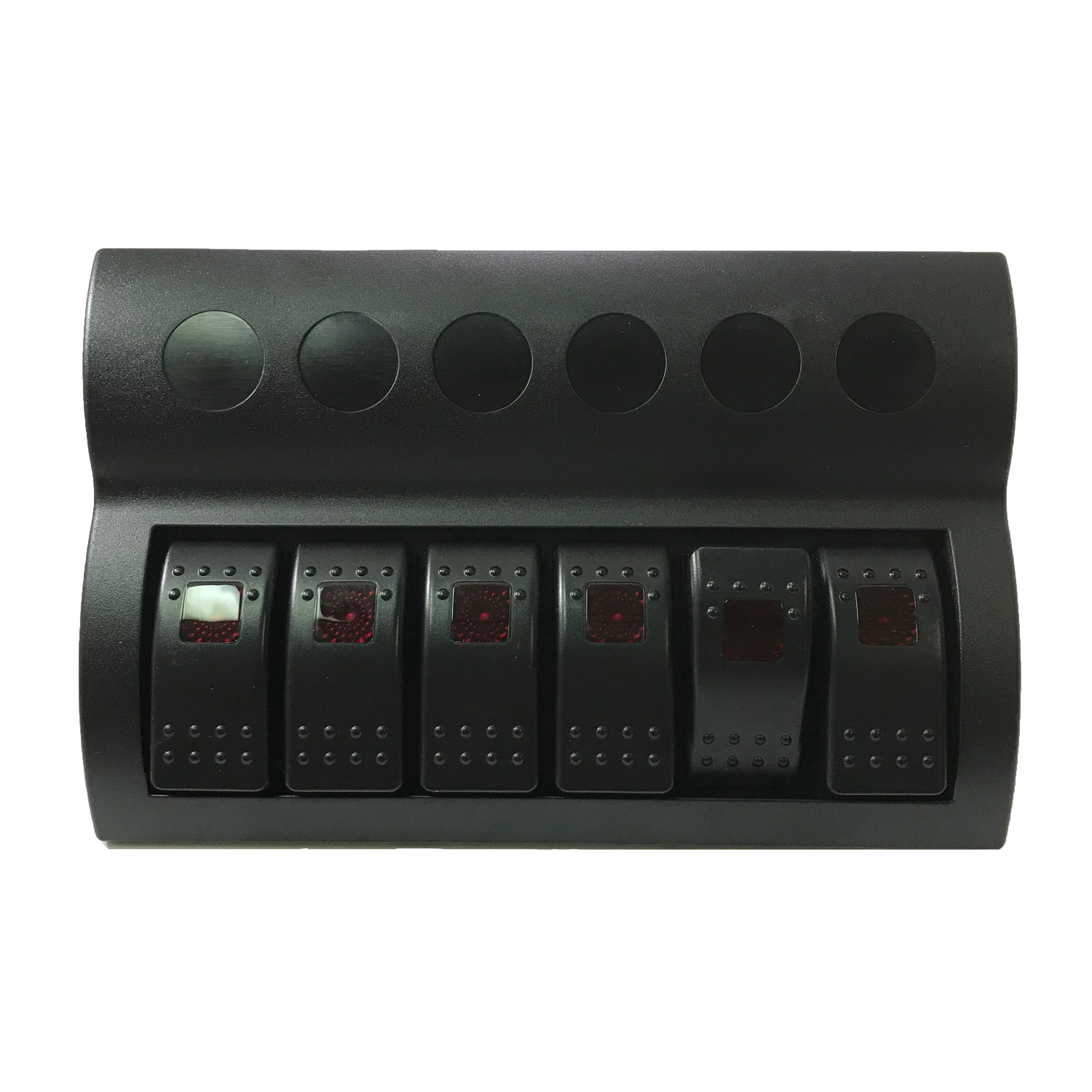 6 Position Waterproof Rocker Switch Panel With Circuit Protection ...