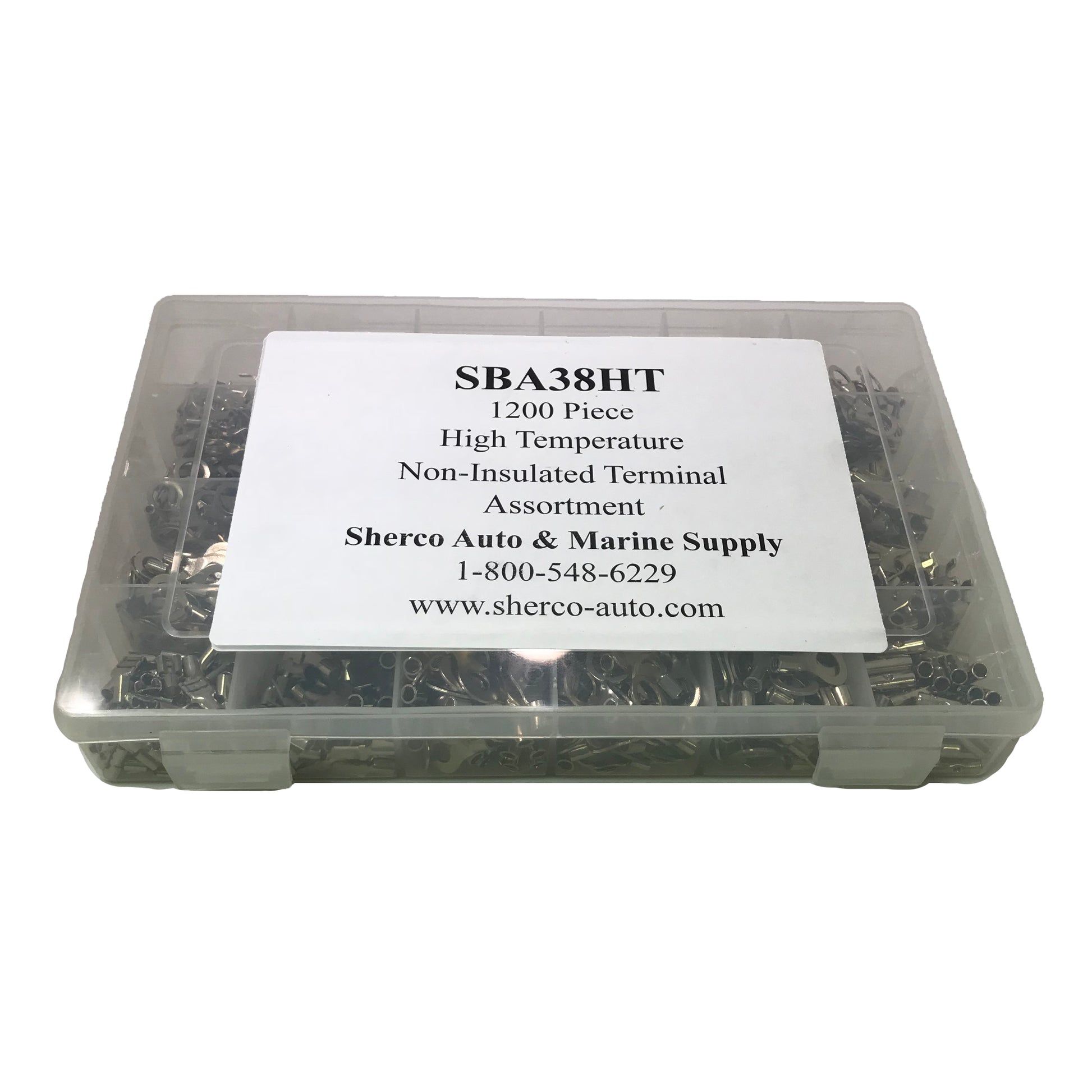 High Temperature Wire Terminal Connector Assortment Kit - 1200 Pieces