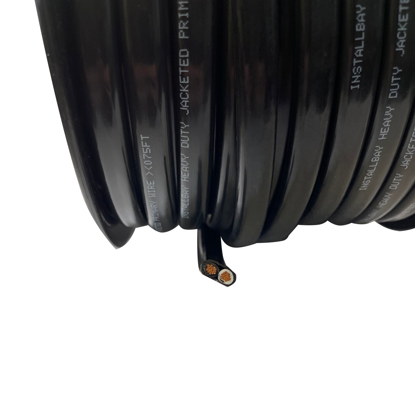 100 FT Trailer Wire 8 - 16 AWG Black Jacket & Non Jacket Duplex Triplex Quad USA