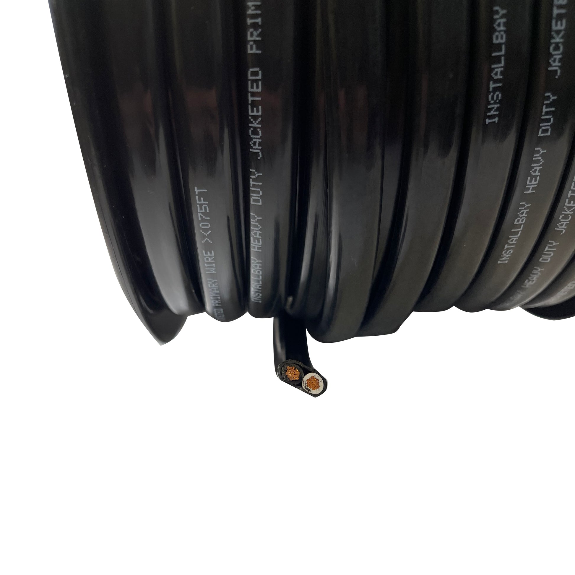 100 FT Trailer Wire 8 - 16 AWG Black Jacket & Non Jacket Duplex Triplex Quad USA