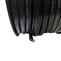 100 FT Trailer Wire 8 - 16 AWG Black Jacket & Non Jacket Duplex Triplex Quad USA