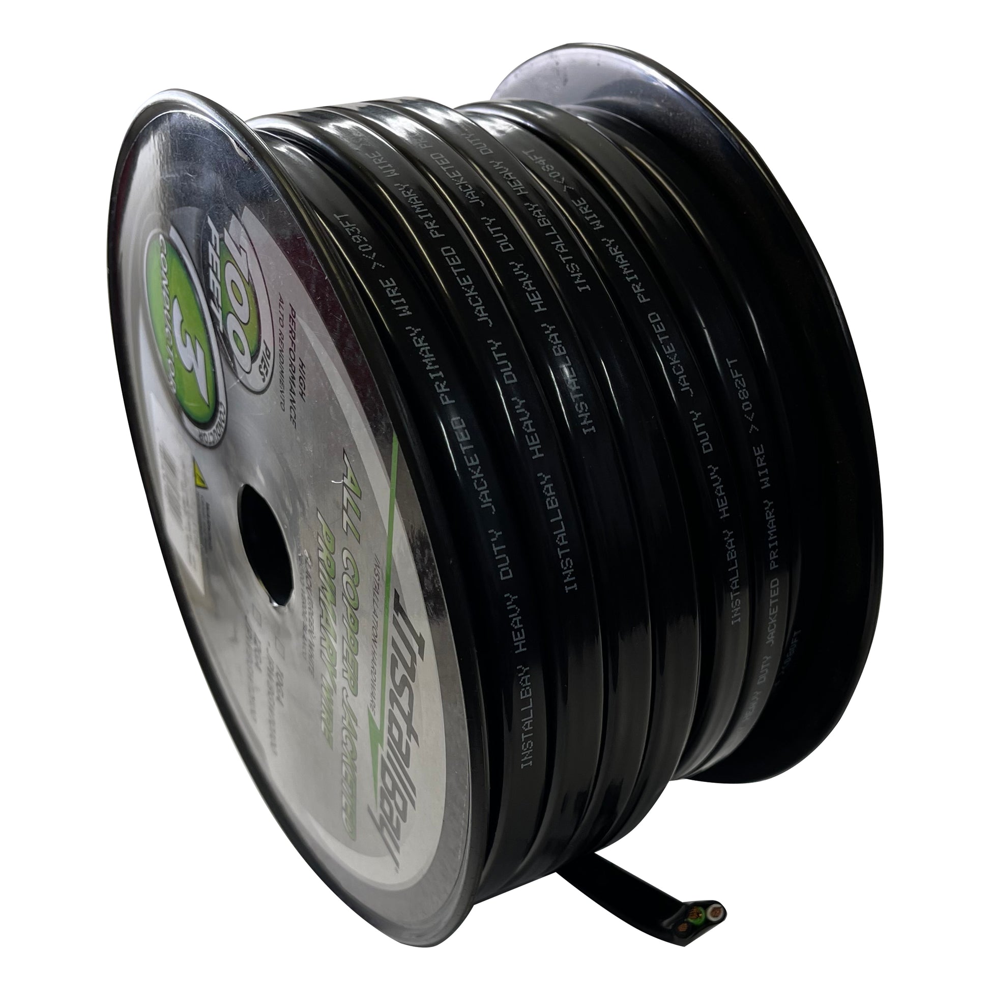 100 FT Trailer Wire 8 - 16 AWG Black Jacket & Non Jacket Duplex Triplex Quad USA