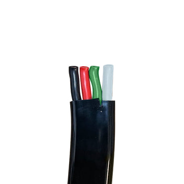Jacketed Primary Wire 4 Conductor 14 AWG All Copper Black / Green / Red / White - 100 FT