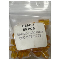 Heat Shrink Adhesive Clips for 20-12 ga, 50 pcs