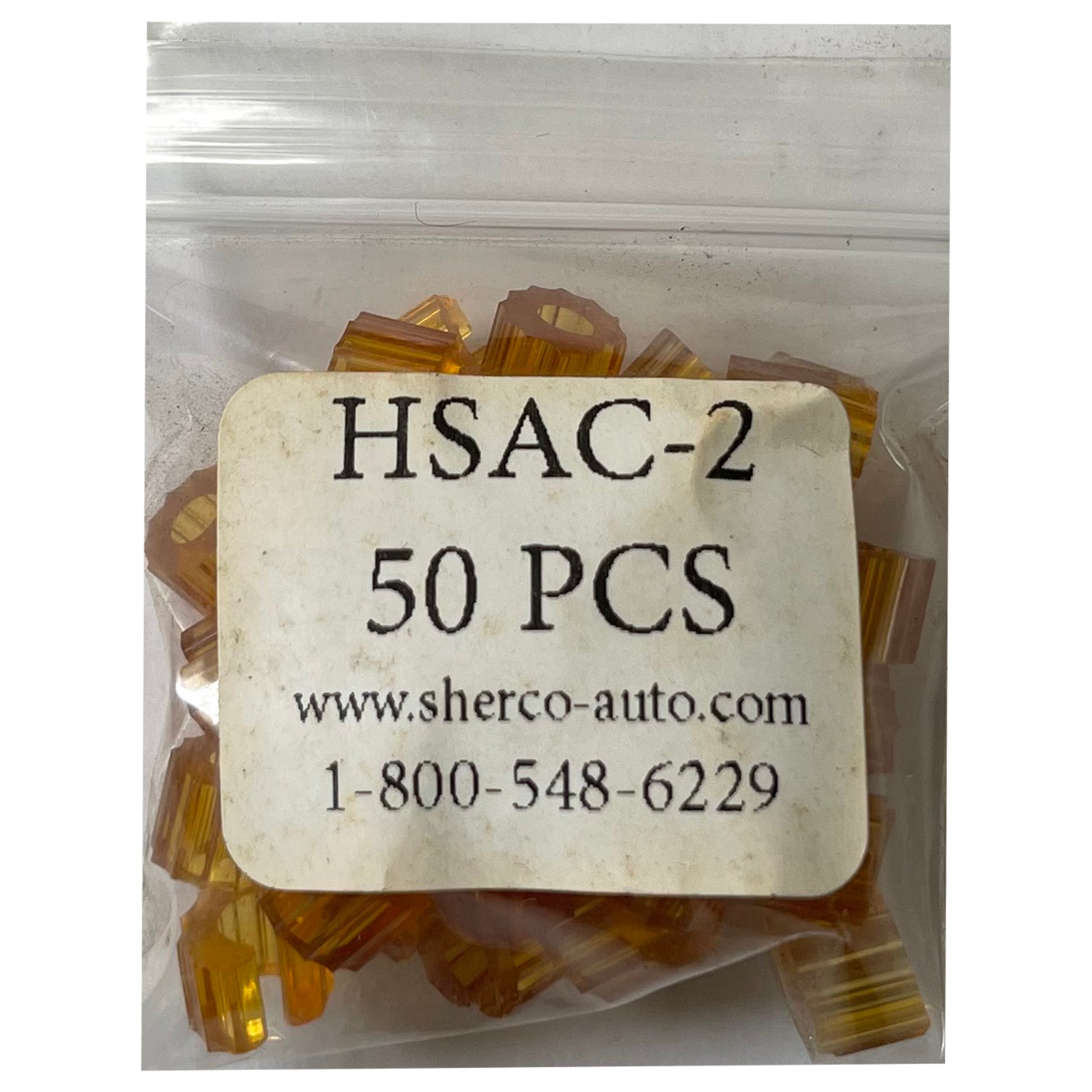 Heat Shrink Adhesive Clips for 16-8 ga, 50 pcs