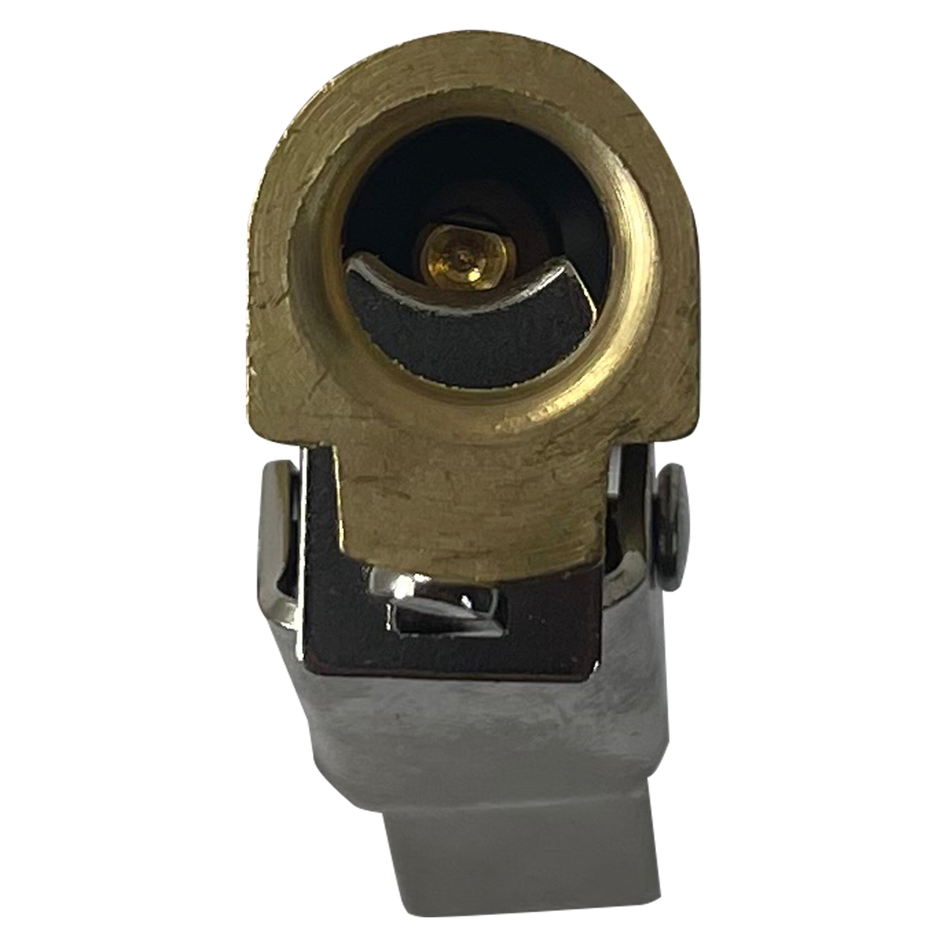 Brass Lock-On Tire Air Chuck 1/4" NPT Thread W/ Clip