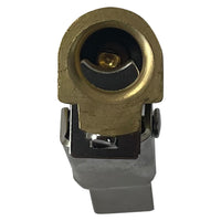 Brass Lock-On Tire Air Chuck 1/4" NPT Thread W/ Clip