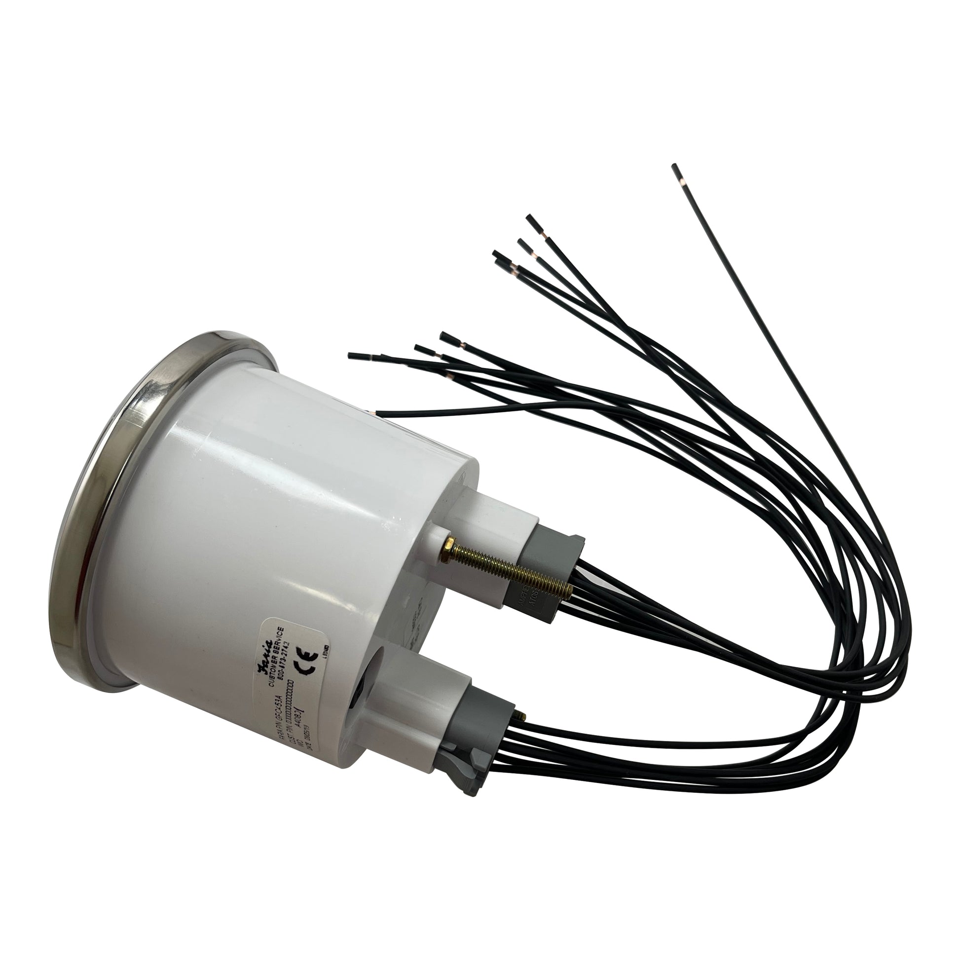 Faria Boat Multifunction Gauge GFC453A 4" Fuel Level Oil PSI Water Temp Voltage & 2 Pigtails
