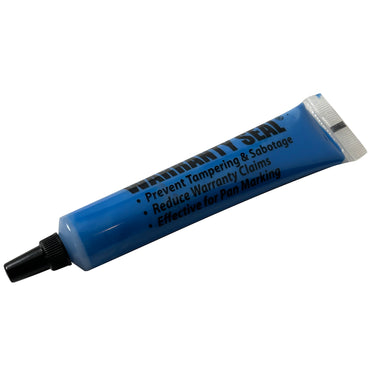Blue Warranty Seal 1.8 oz Poly Squeeze Tube