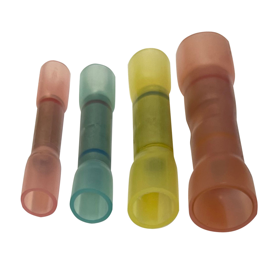 Heat Shrink & Crimp Step Down Butt Connector Terminal Assortment - 70 Pieces
