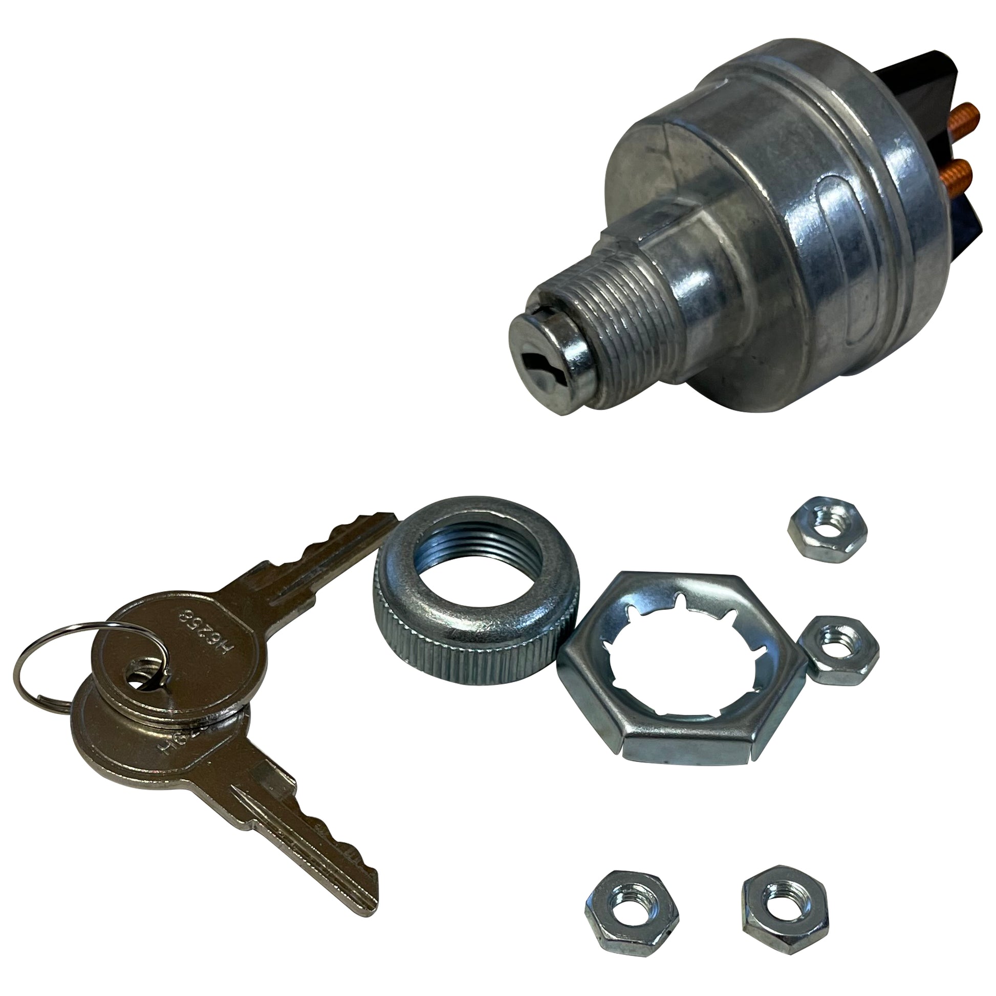 Universal Engine Ignition Starter Switch 12V 2 Keys 4 Position Acc Off On Start