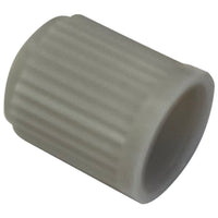100 Pack of Gray Plastic Tire Valve Cap