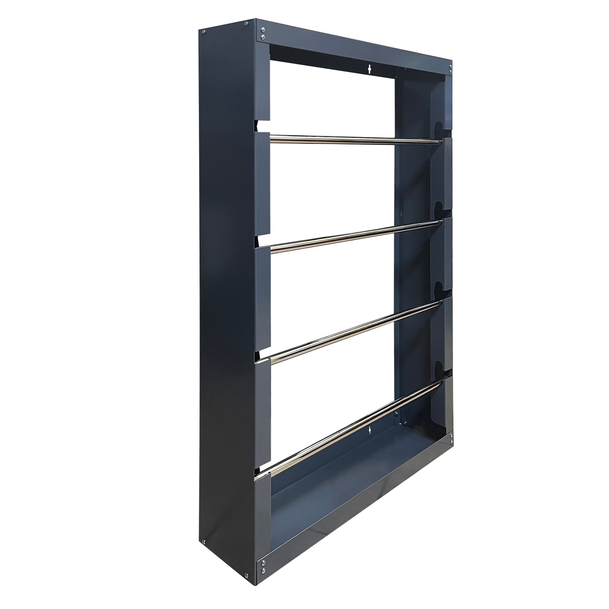Gray Heavy Duty Steel Wire Spool Rack