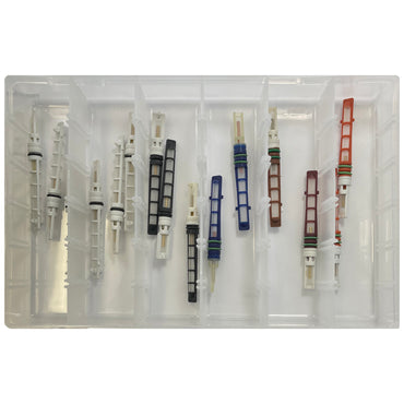 15 Piece Universal Automotive A/C Orifice Tube Assortment - GM Ford