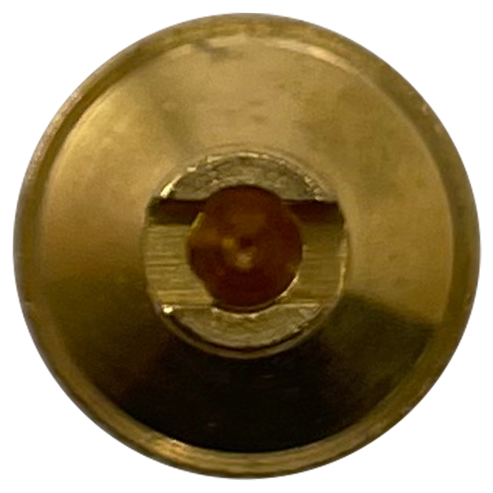 Large Bore Brass Screwdriver Tire Valve Stem Cap - 10 Pack