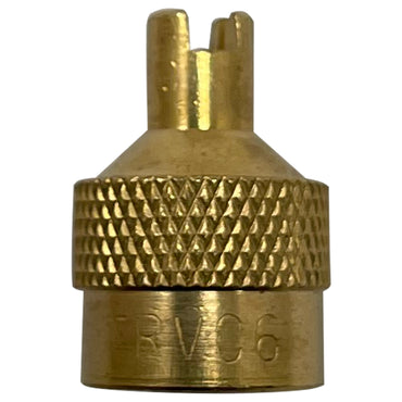 Large Bore Brass Screwdriver Tire Valve Stem Cap - 100 Pack