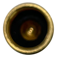 Large Bore Brass Screwdriver Tire Valve Stem Cap - 10 Pack
