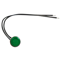 Universal 12V Green Incandescent Indicator Light - Mounting Diam. 1/2”