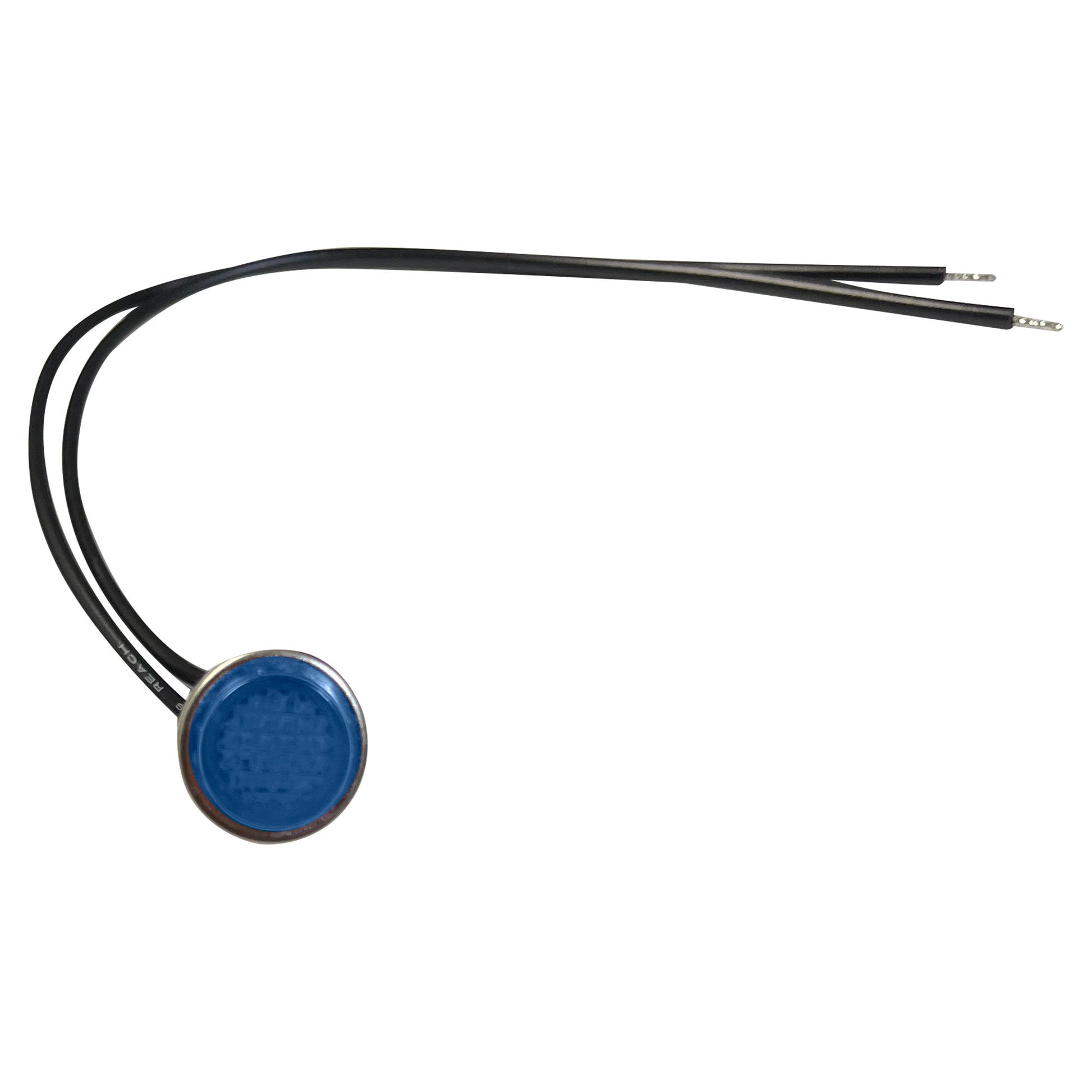 Universal 12V Blue Incandescent Indicator Light - Mounting Diam. 1/2”