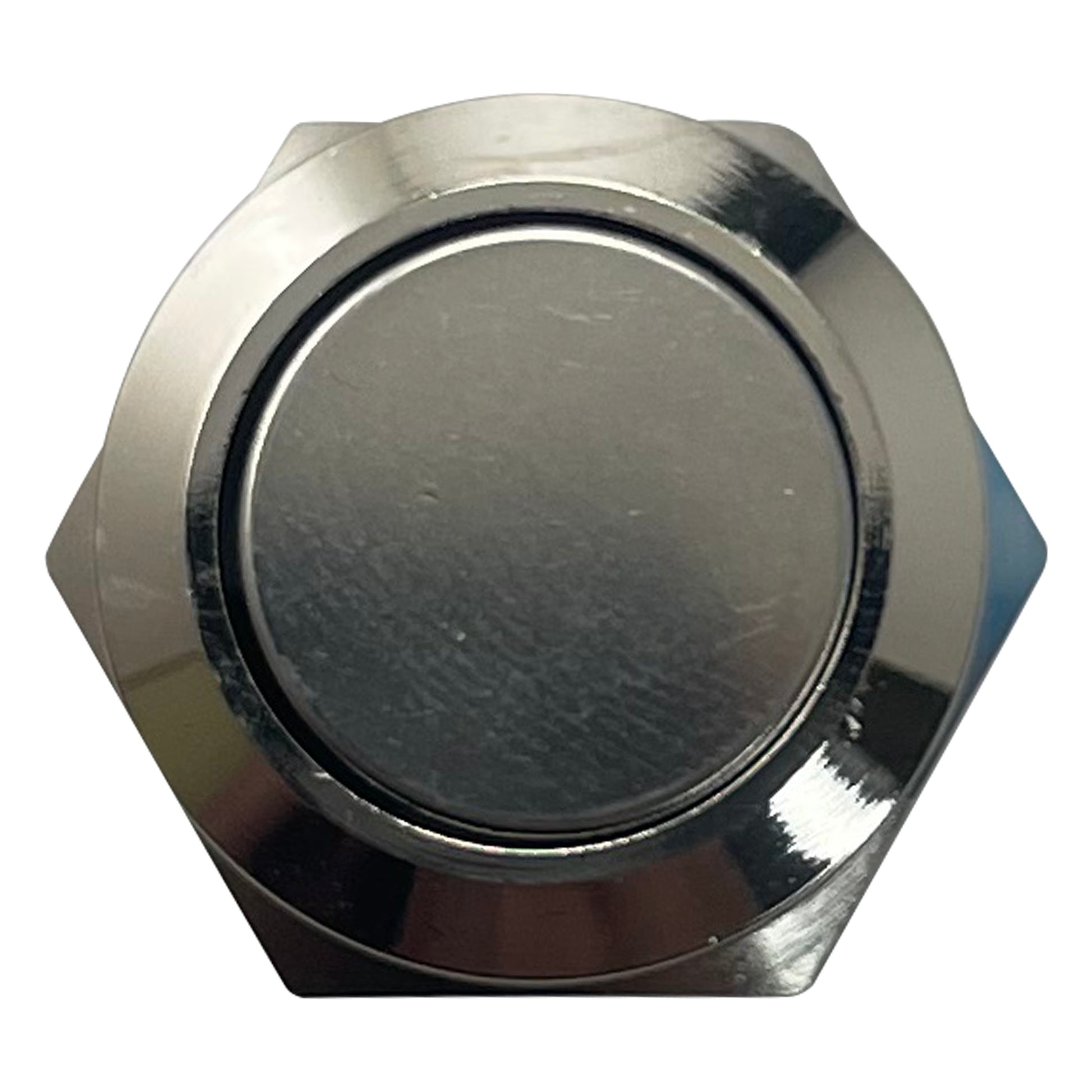 Stainless Steel Ignition Starter Momentary Push On Button Switch - 19 MM 12V