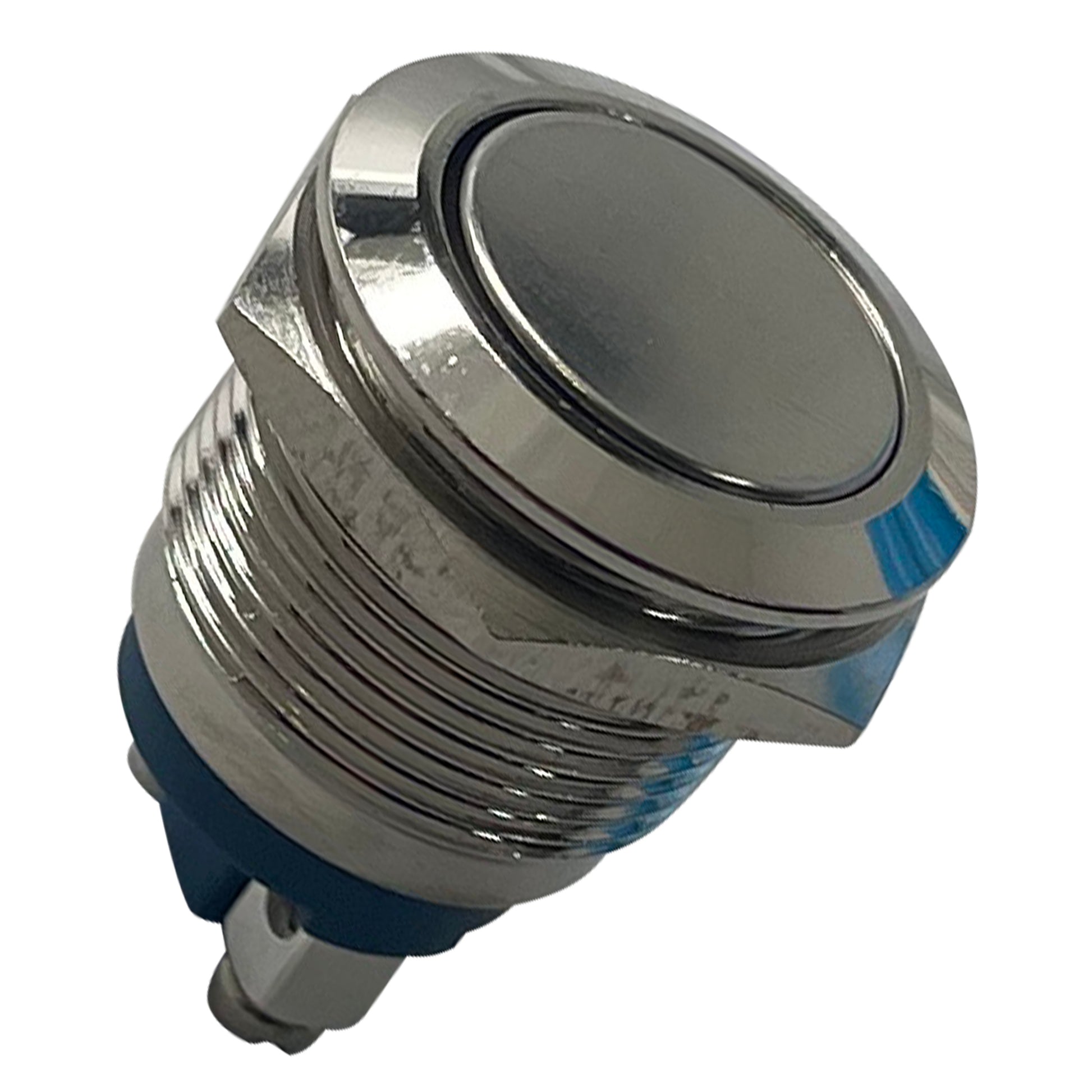 Stainless Steel Ignition Starter Momentary Push On Button Switch - 19 MM 12V