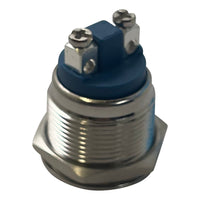 Stainless Steel Ignition Starter Momentary Push On Button Switch - 19 MM 12V