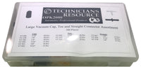 385 Piece Large Vacuum Tee, Cap And Connector Assortment Kit
