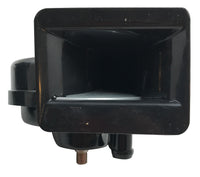 Harfon Universal Loud 12V Black Snail Electric Air Horn Set Kit High 510 Hz Low 410 Hz 115 Db