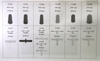 385 Piece Large Vacuum Tee, Cap And Connector Assortment Kit