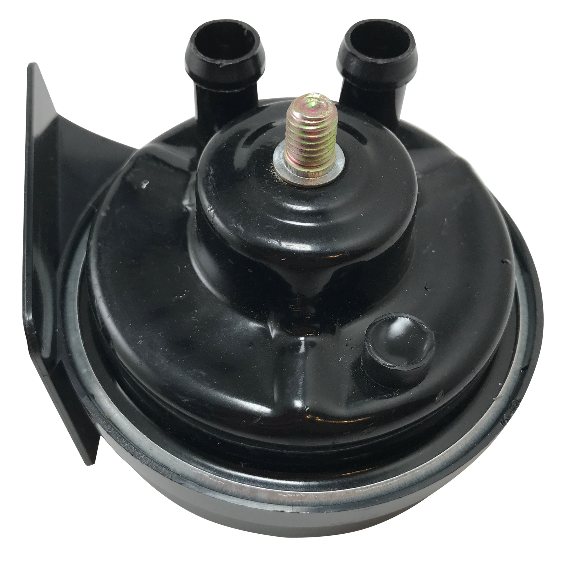 Harfon Universal Loud 12V Black Snail Electric Air Horn Set Kit High 510 Hz Low 410 Hz 115 Db