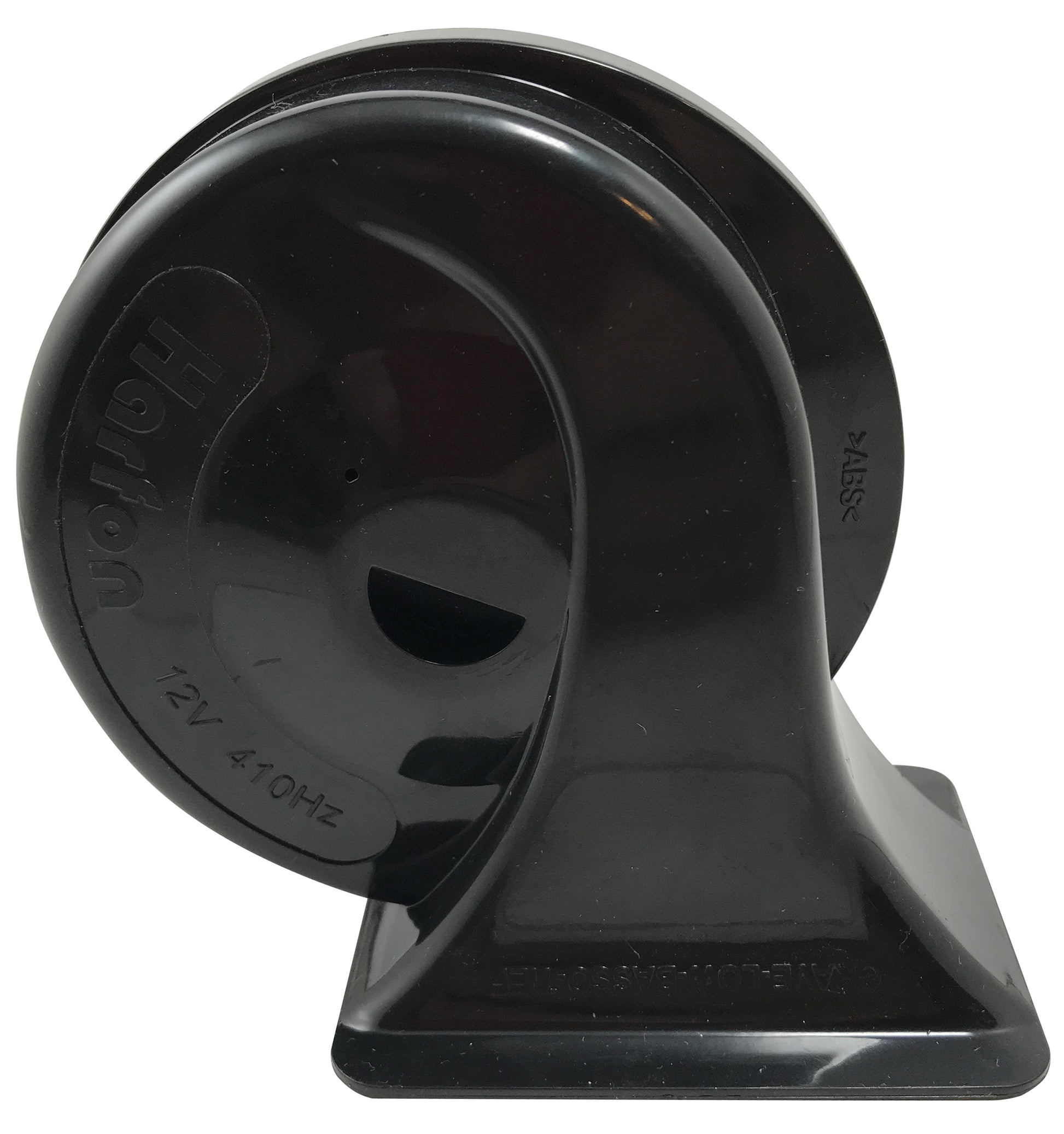 Harfon Universal Loud 12V Black Snail Electric Air Horn Set Kit High 510 Hz Low 410 Hz 115 Db