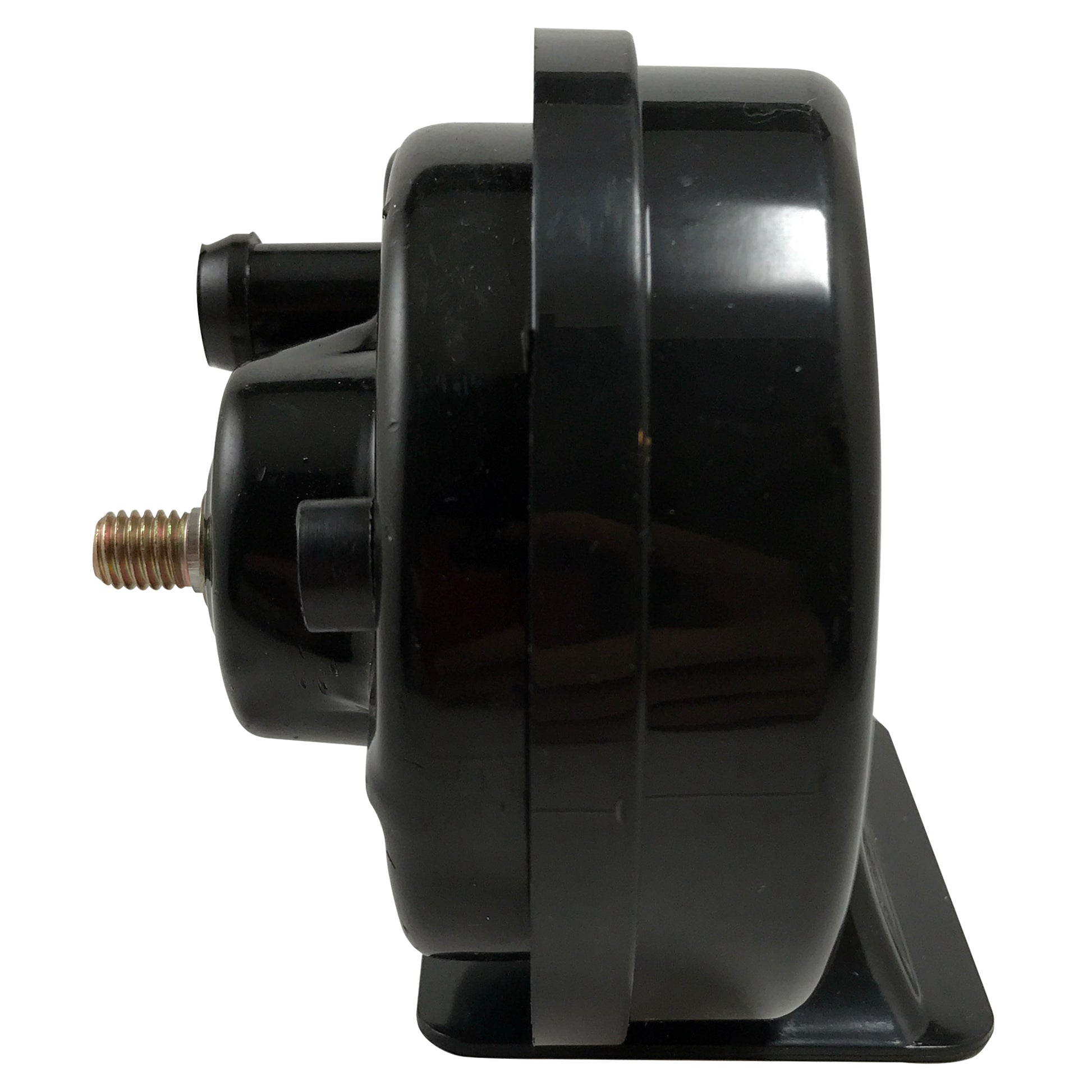 Harfon Universal Loud 12V Black Snail Electric Air Horn Set Kit High 510 Hz Low 410 Hz 115 Db