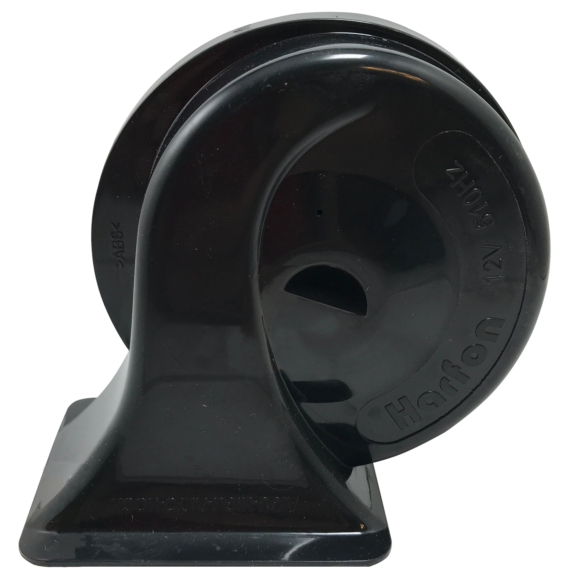 Harfon Universal Loud 12V Black Snail Electric Air Horn Set Kit High 510 Hz Low 410 Hz 115 Db