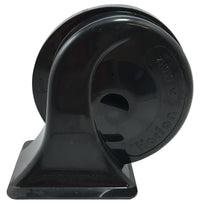 Harfon Universal Loud 12V Black Snail Electric Air Horn Set Kit High 510 Hz Low 410 Hz 115 Db