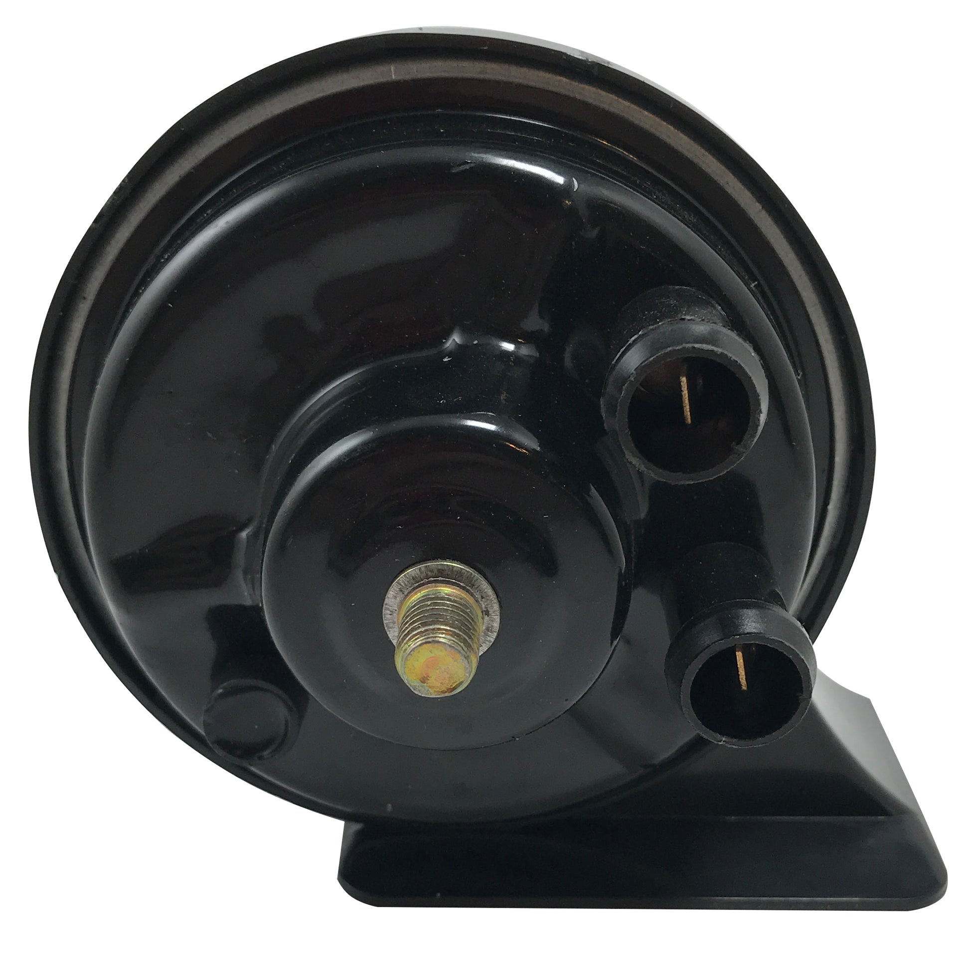 Harfon Universal Loud 12V Black Snail Electric Air Horn Set Kit High 510 Hz Low 410 Hz 115 Db