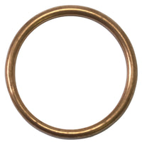 110 Piece Crush-able Copper Oil Drain Plug Gasket Assortment Washer Kit - 9 Sizes
