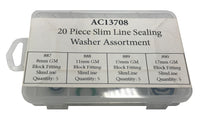 20 Piece Slim Line Sealing Washer Assortment