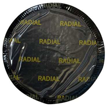 Western Weld 3 1/8" (80 mm) Large Round Double Rubber Radial Tire Repair Patch - 30 Pack