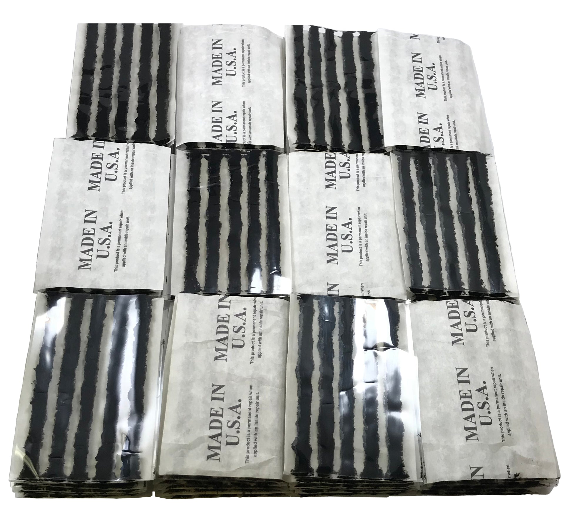 Western Weld 360 Piece Black 4" Tire Repair Plug Self Vulcanizing Tubeless Insert String - USA