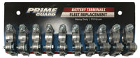 Heavy-Duty Top Post Battery Terminals Fits 1-4/0 GA - Card of 10