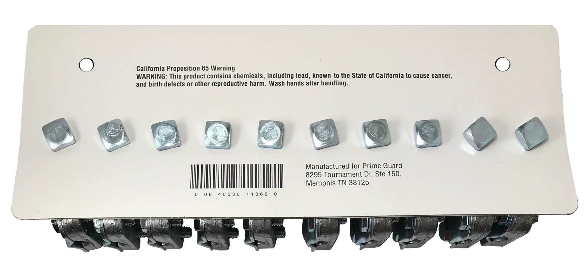 Heavy-Duty Top Post Battery Terminals Fits 1-4/0 GA - Card of 10