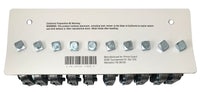 Heavy-Duty Top Post Battery Terminals Fits 1-4/0 GA - Card of 10