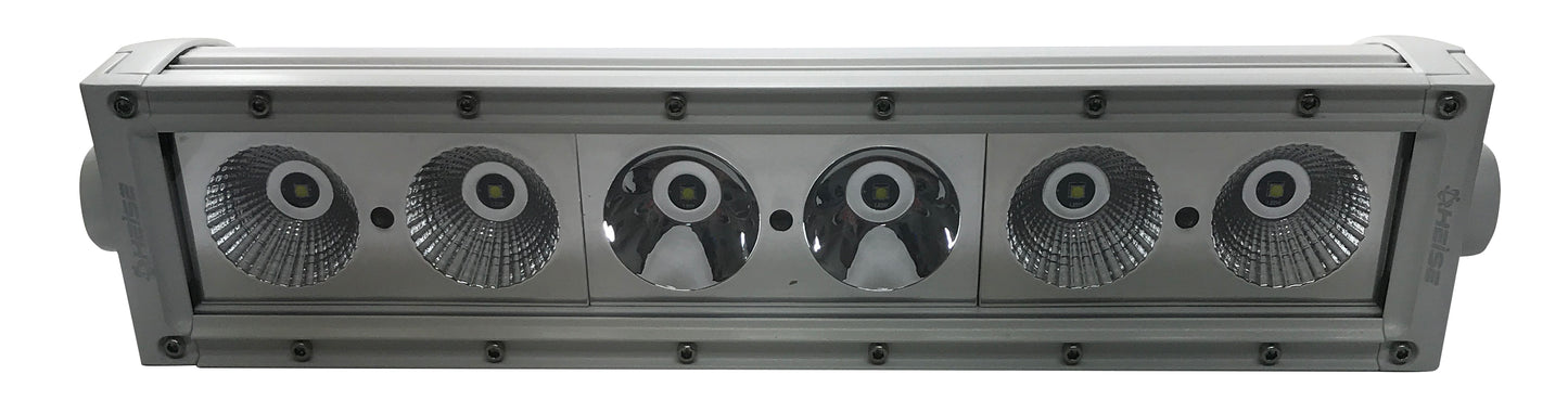 Heise 14" White Single Row LED Marine Light Bar