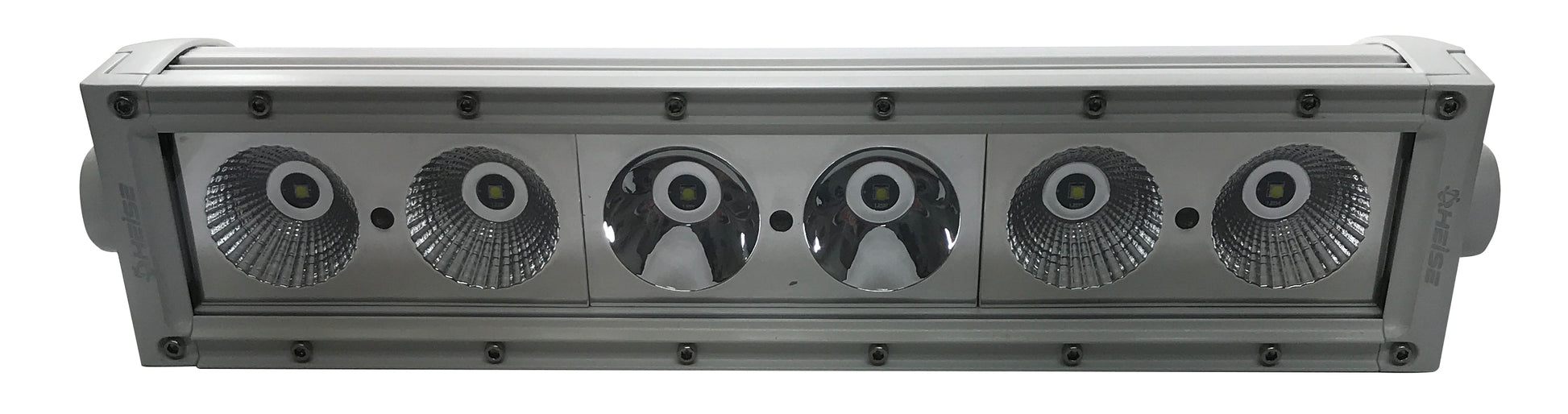 Heise 14" White Single Row LED Marine Light Bar
