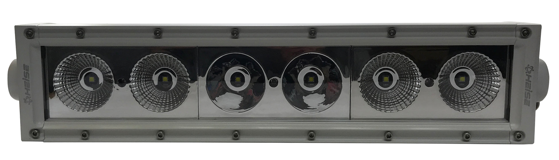 Heise 14" White Single Row LED Marine Light Bar