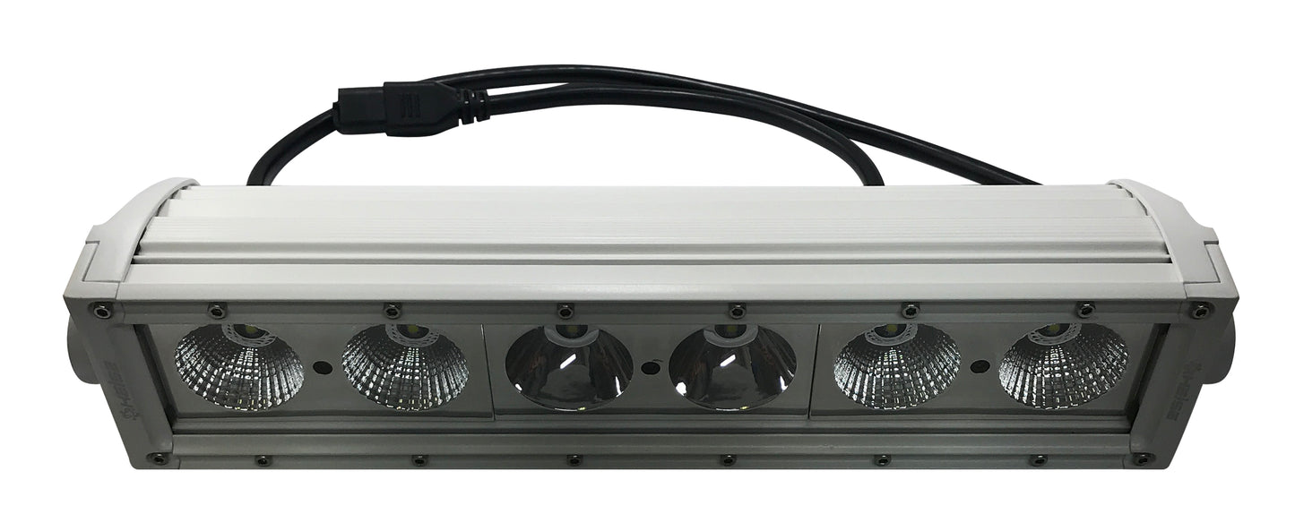 Heise 14" White Single Row LED Marine Light Bar